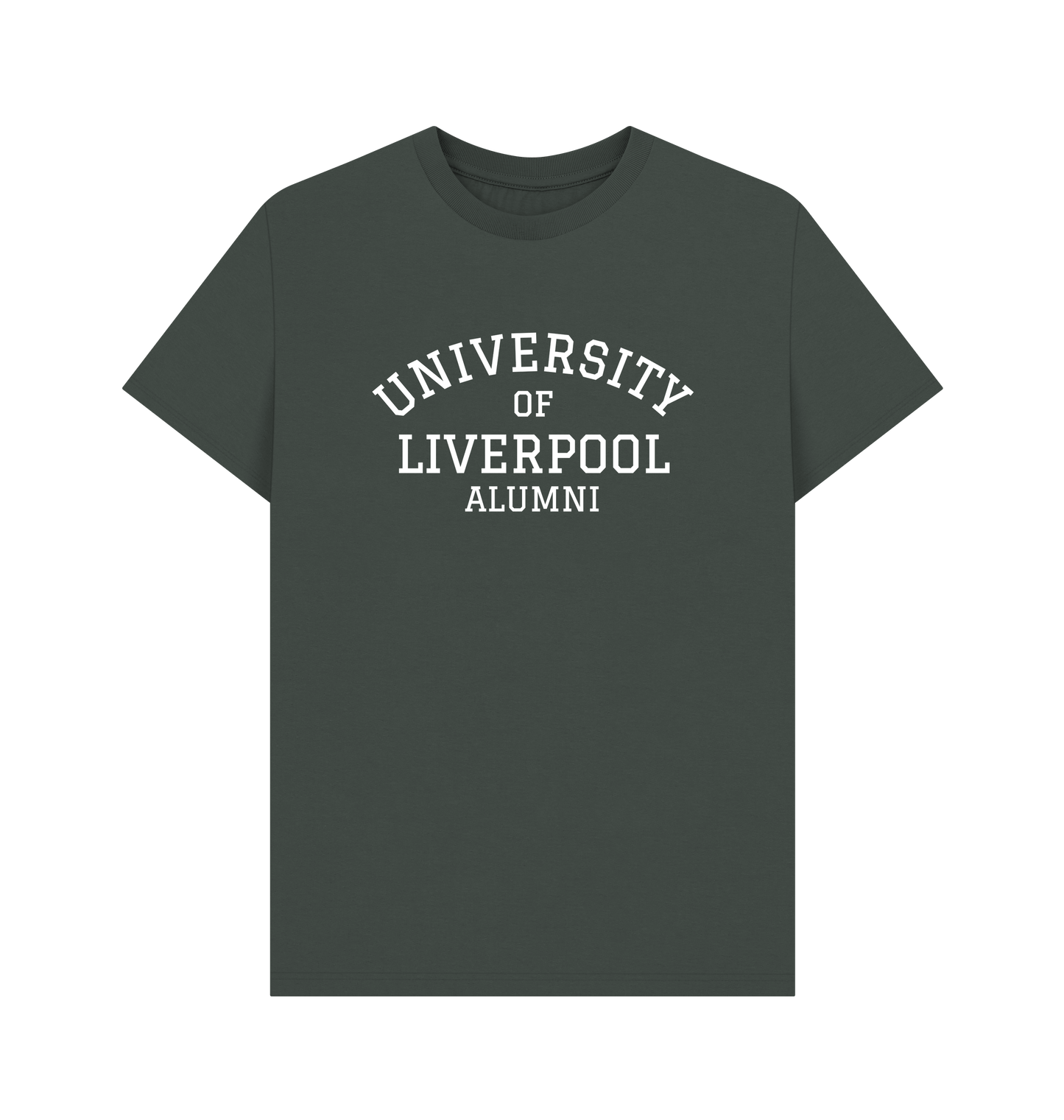 Dark Grey Printed T-shirt Front