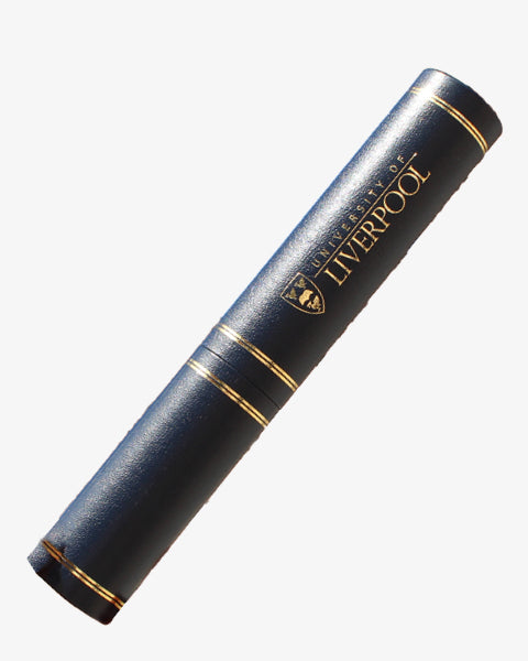 University of Liverpool crested certificate Tube - Removal top