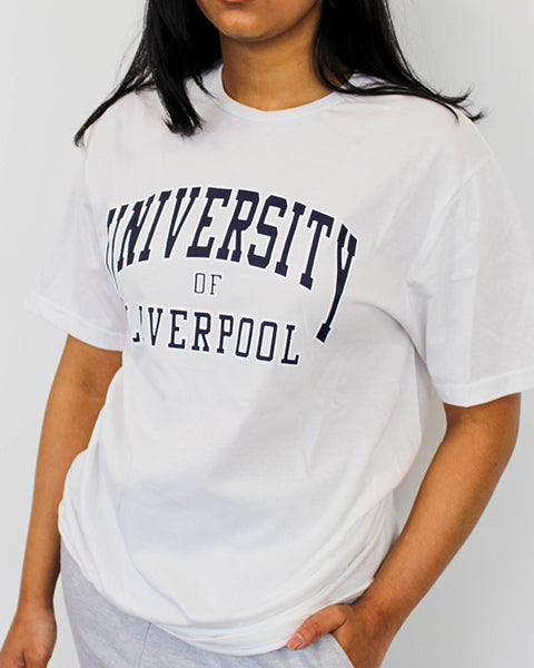 University of Liverpool American Letters Tees
