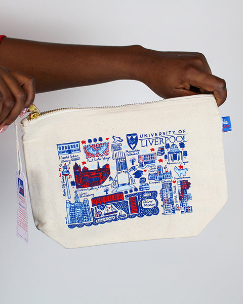 Julia Gash University of Liverpool landmarks Pouch bag