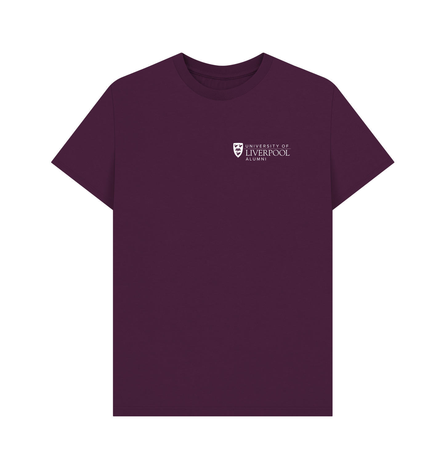 Purple Printed T-shirt Front