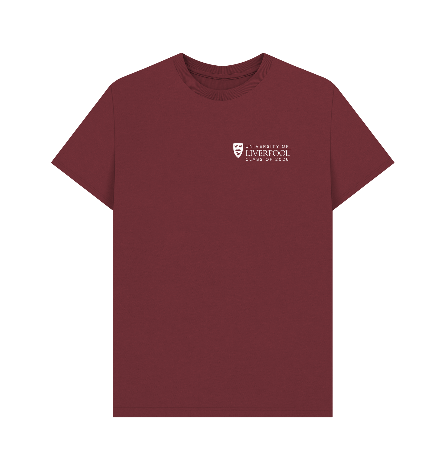 Red Wine Printed T-shirt Front