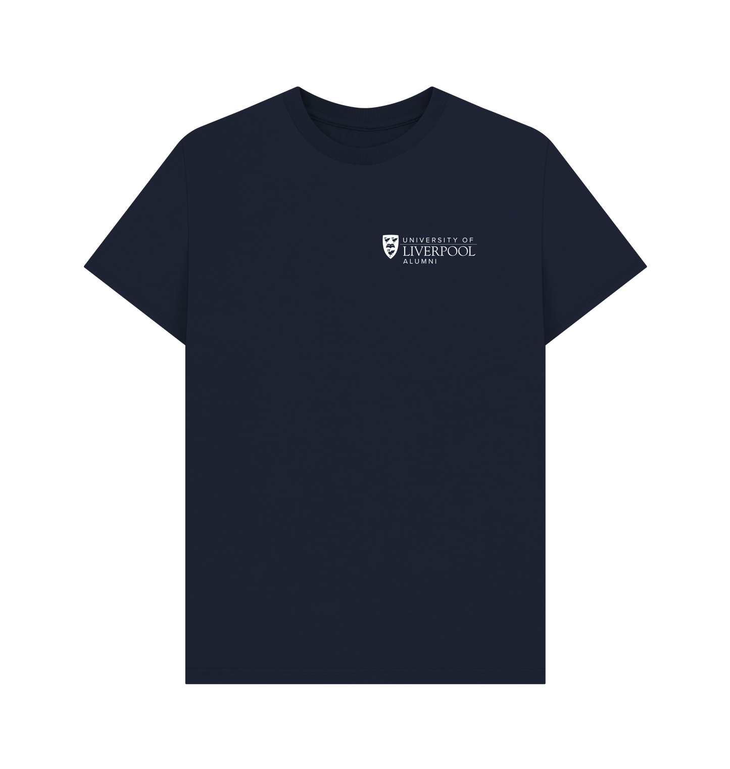 Navy Blue Printed T-shirt Front