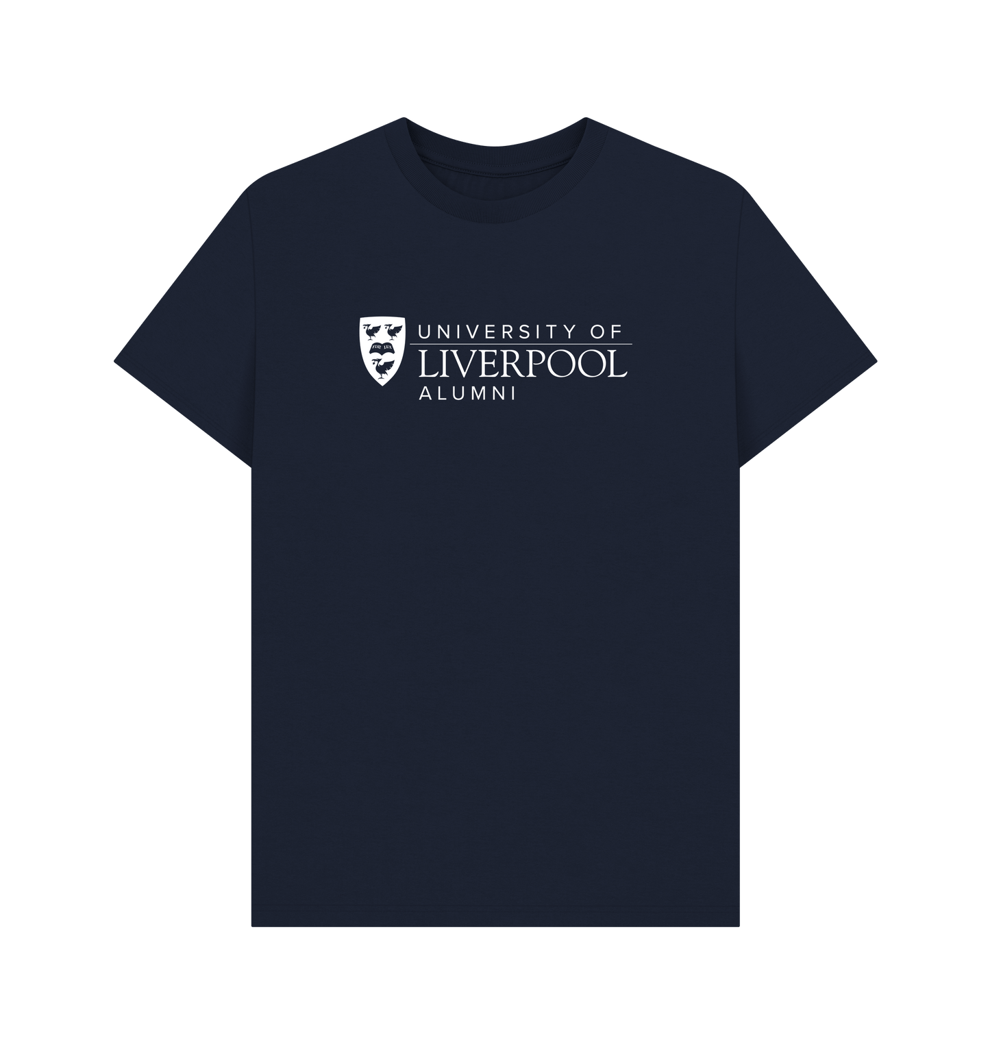 Navy Blue Printed T-shirt Front