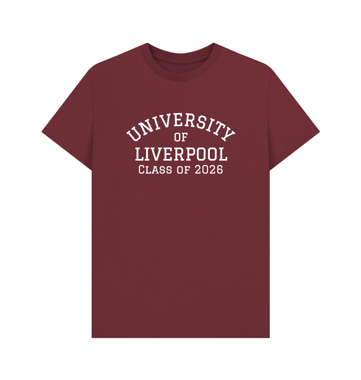 Red Wine Printed T-shirt Front