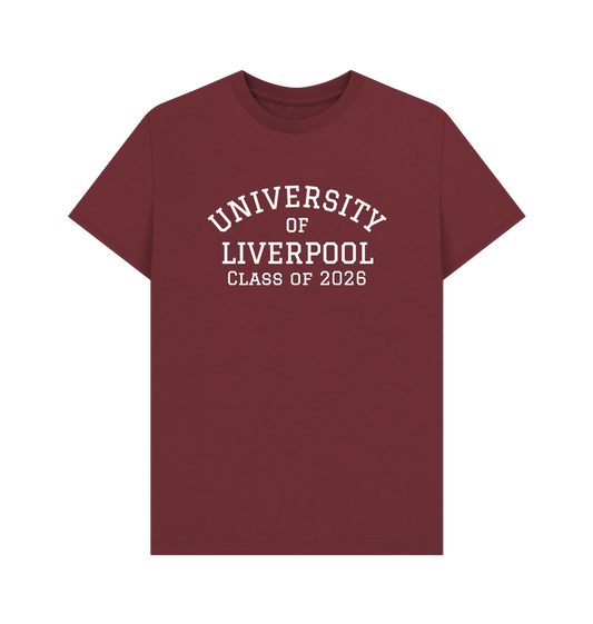 Red Wine Printed T-shirt Front