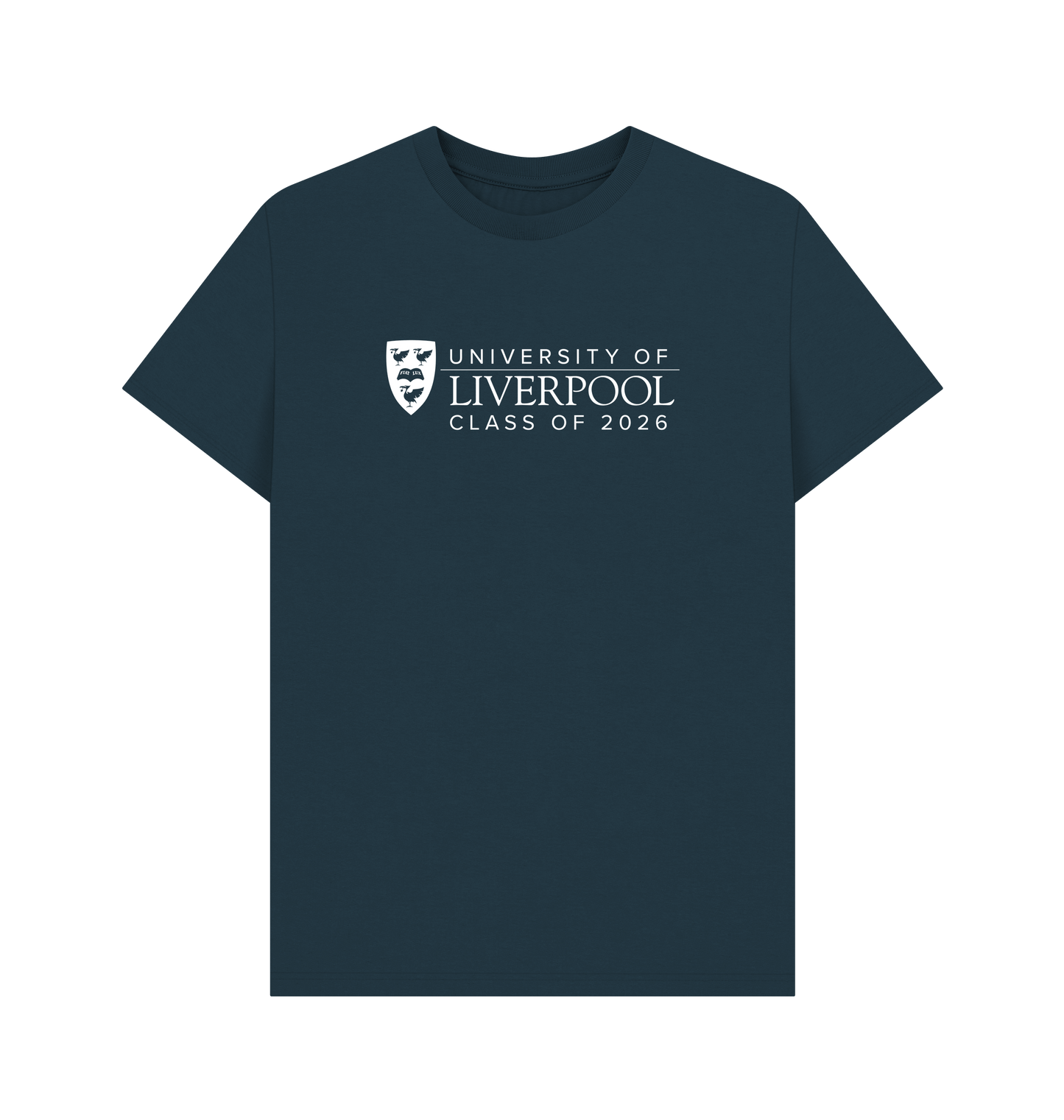 Denim Blue Printed T-shirt Front