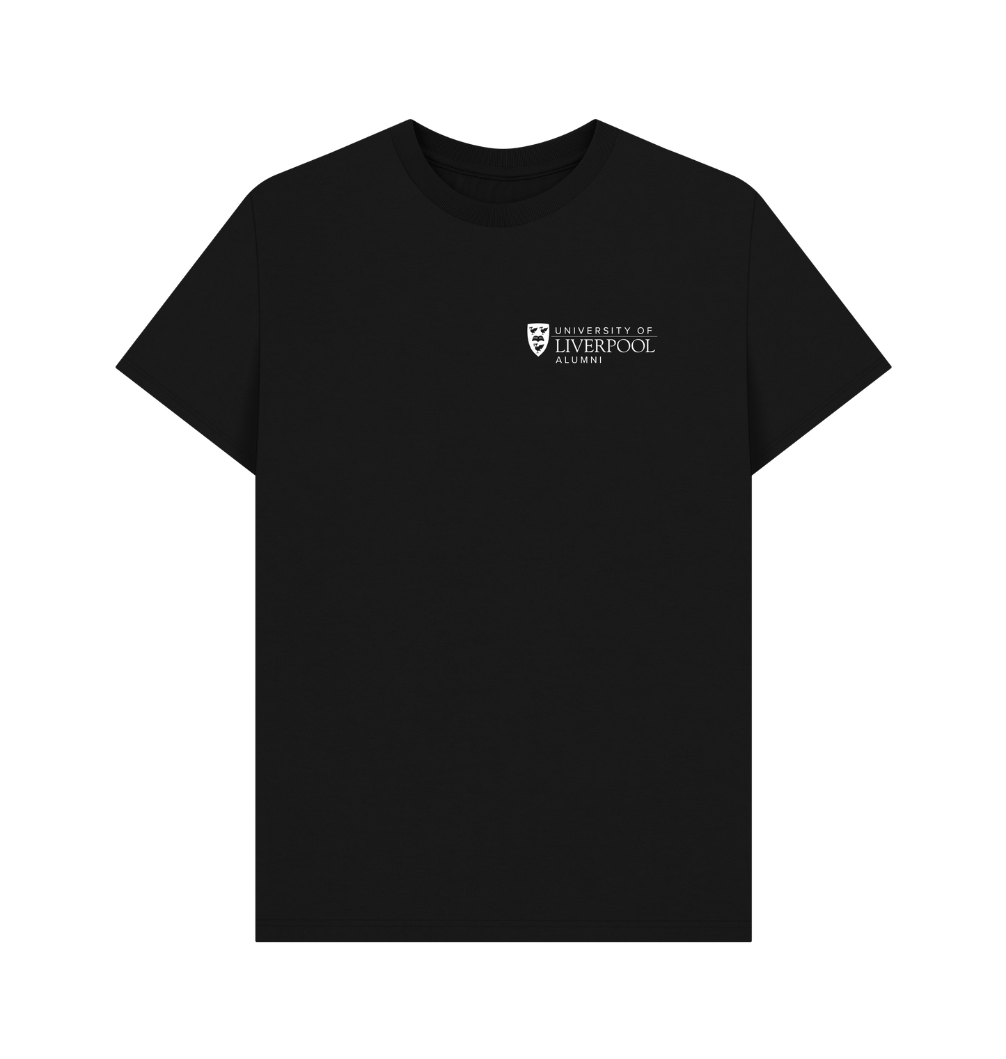 Black Printed T-shirt Front