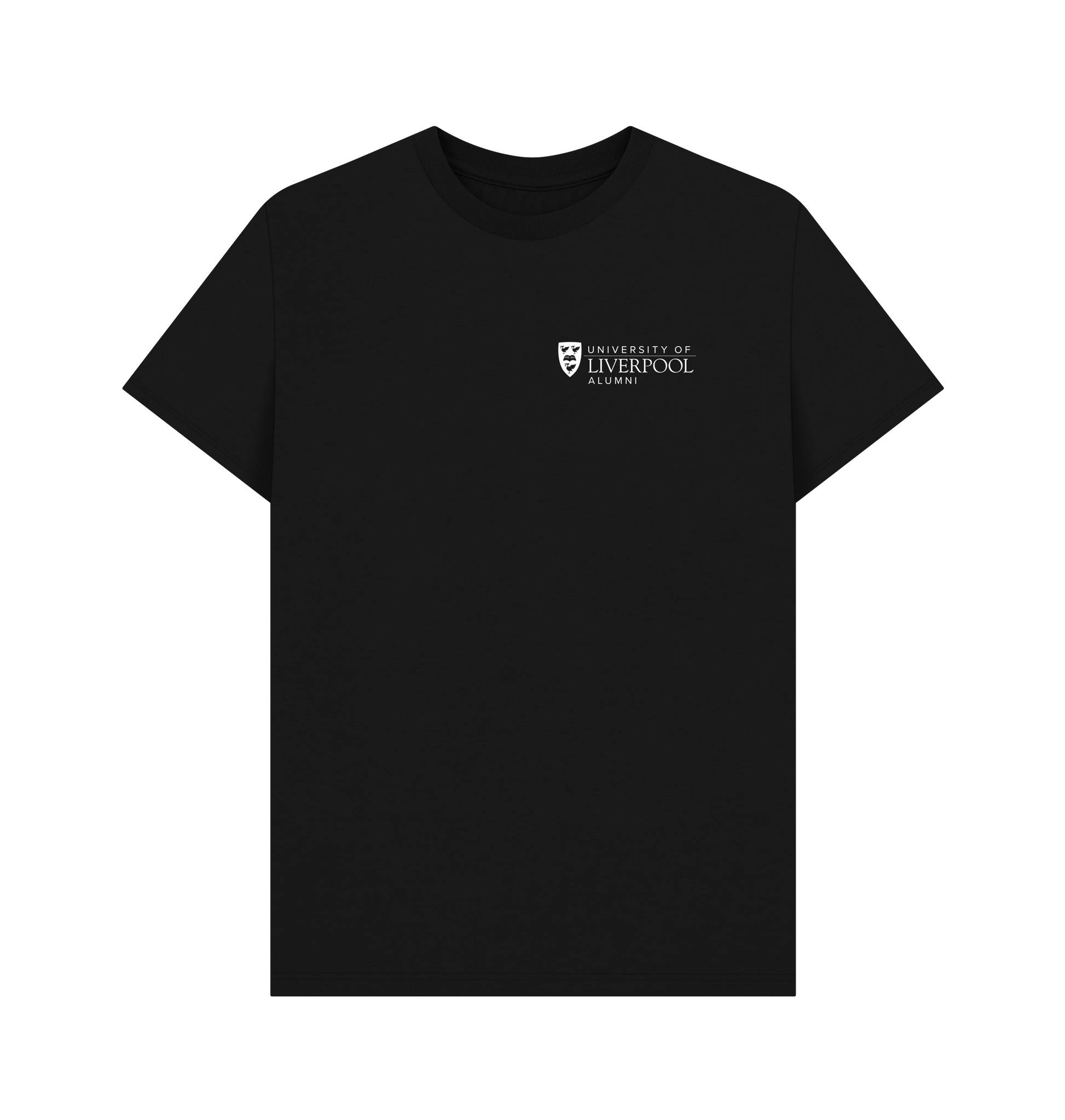 Black Printed T-shirt Front