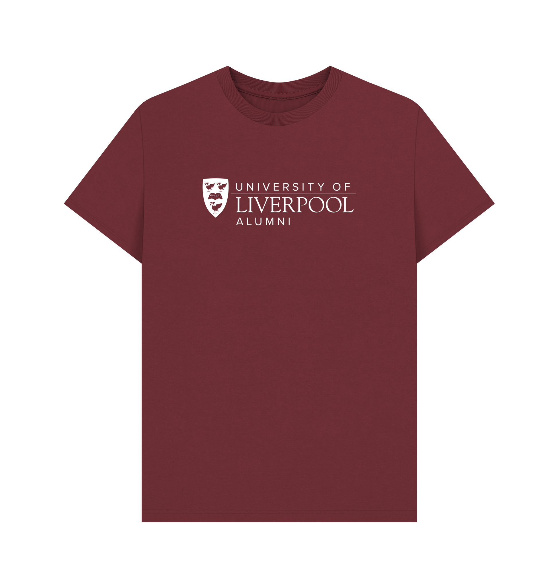 Red Wine Printed T-shirt Front