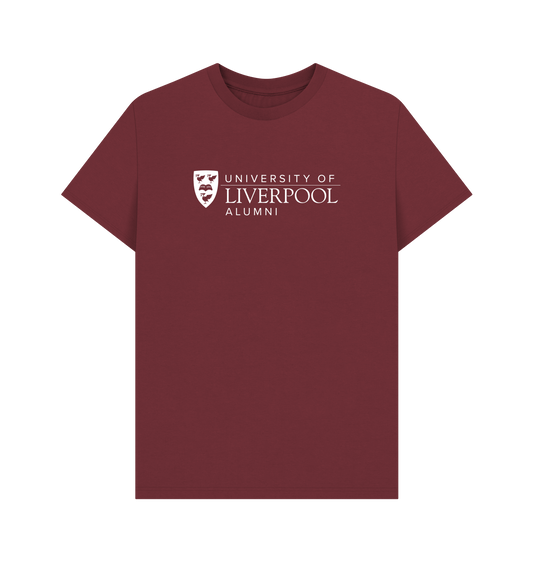 Red Wine Printed T-shirt Front