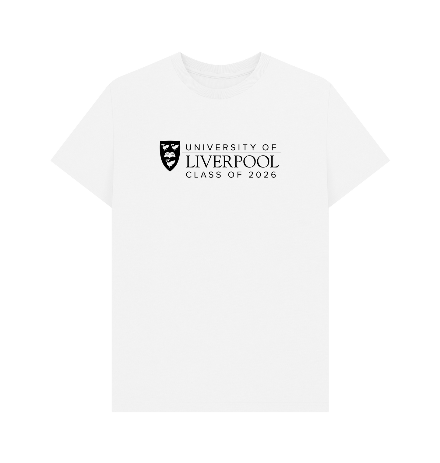 White Printed T-shirt Front