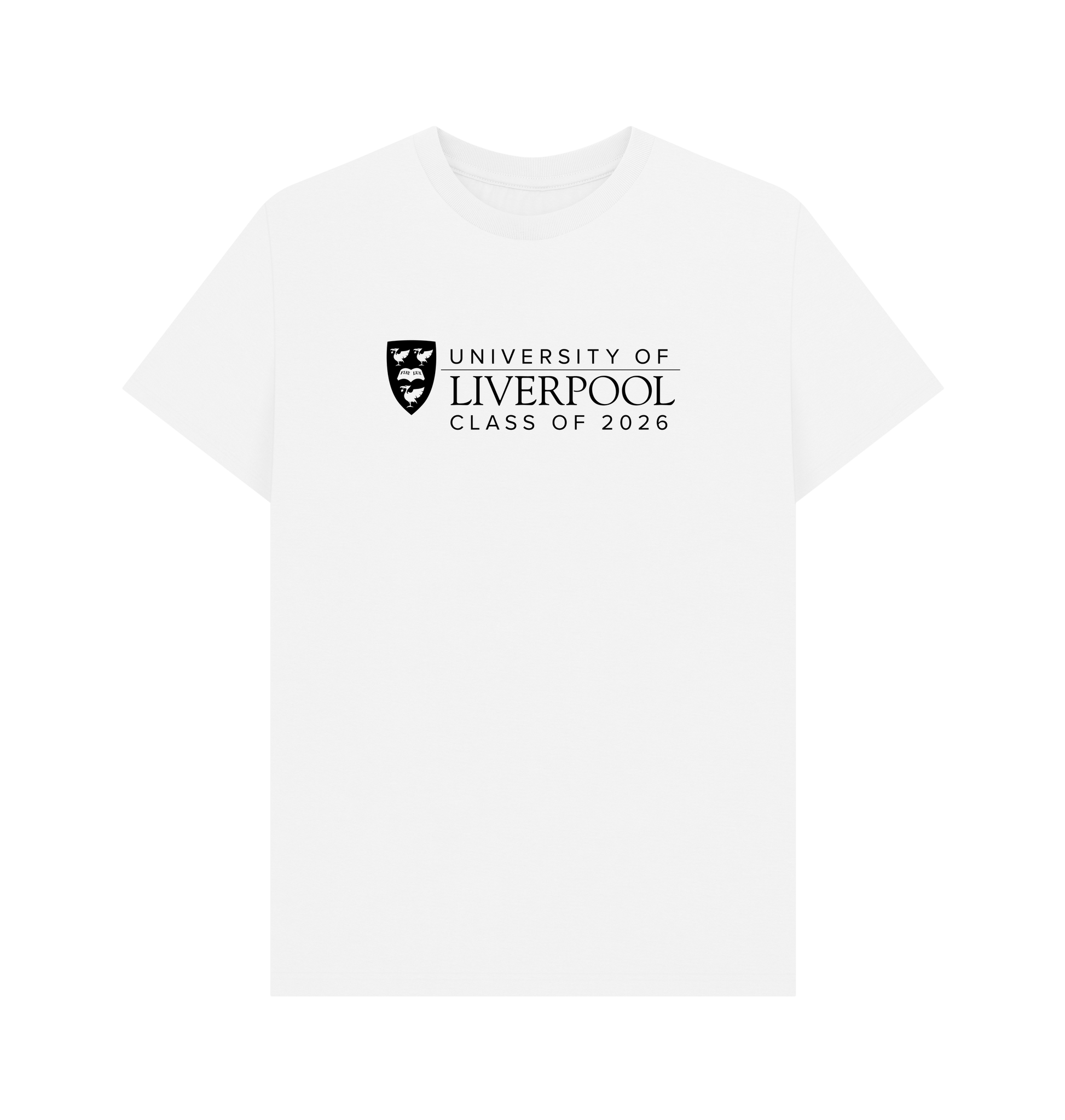 White Printed T-shirt Front
