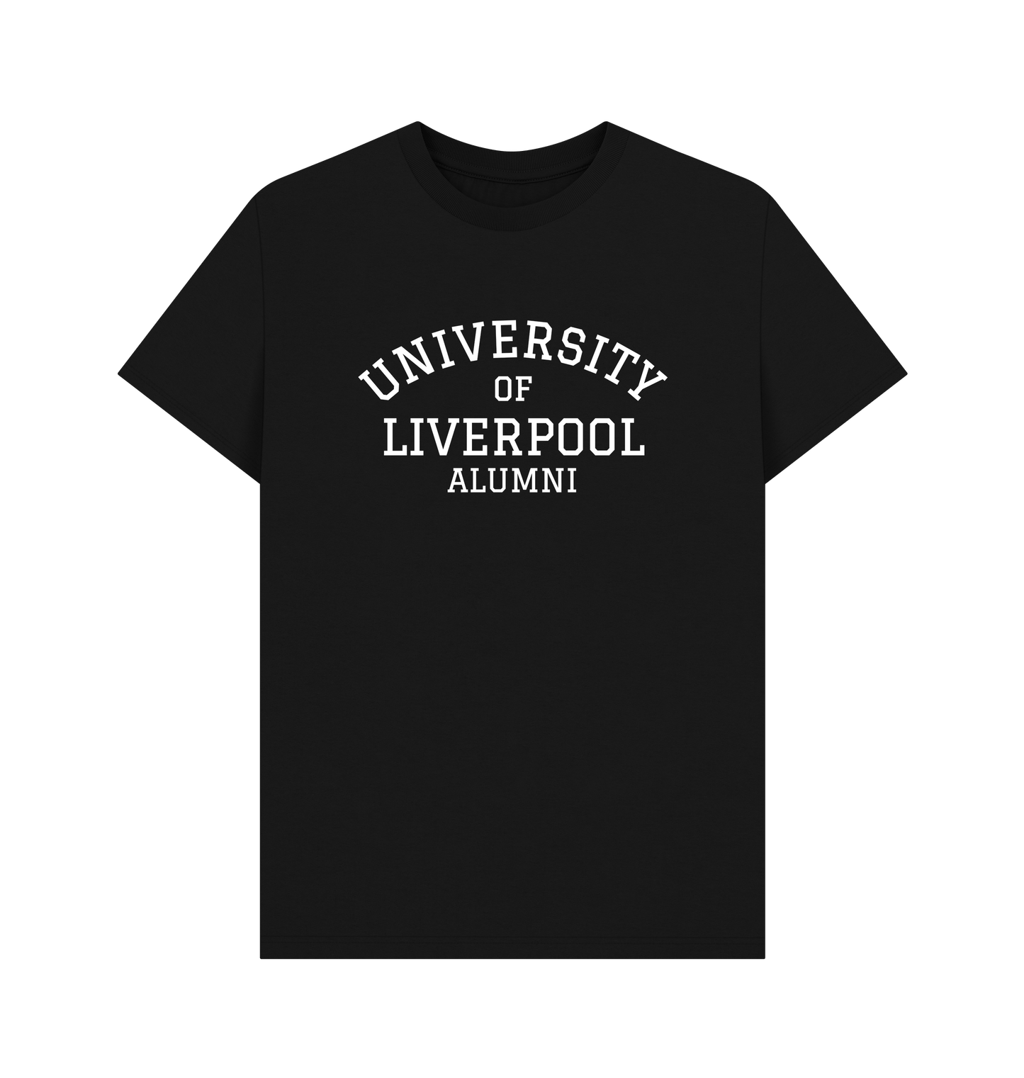Black Printed T-shirt Front