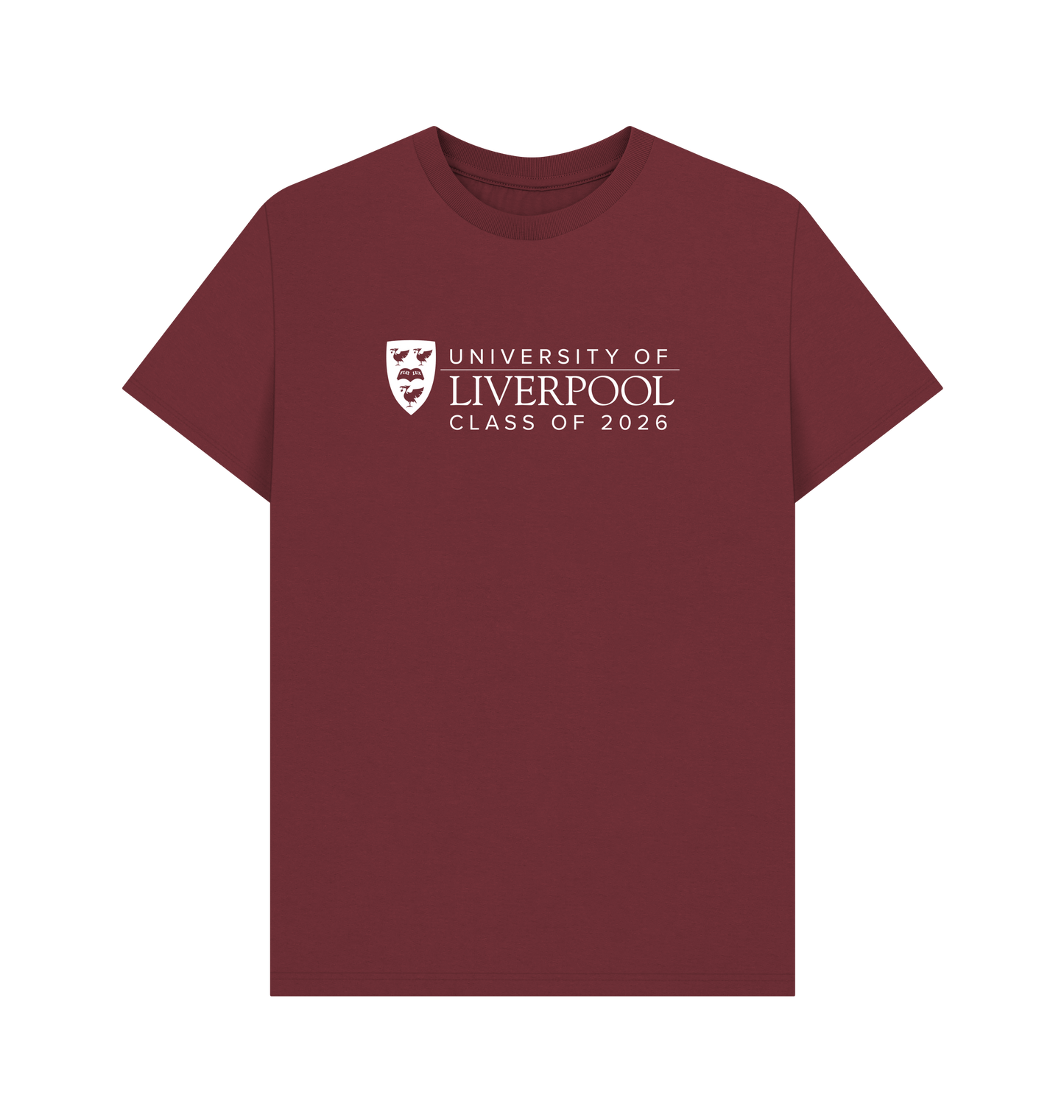 Red Wine Printed T-shirt Front