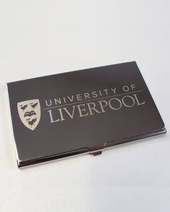 University of Liverpool Crested card holder