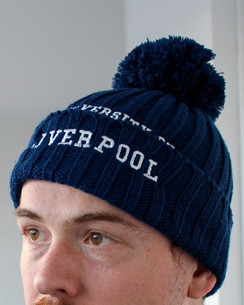 University of Liverpool Crested Bobble Hat