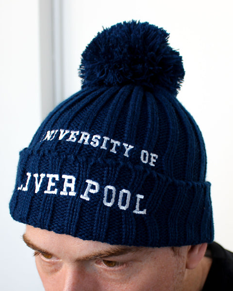University of Liverpool Crested Bobble Hat