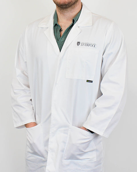 University of Liverpool Crested Lab Coat