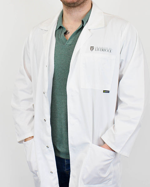University of Liverpool Crested Lab Coat