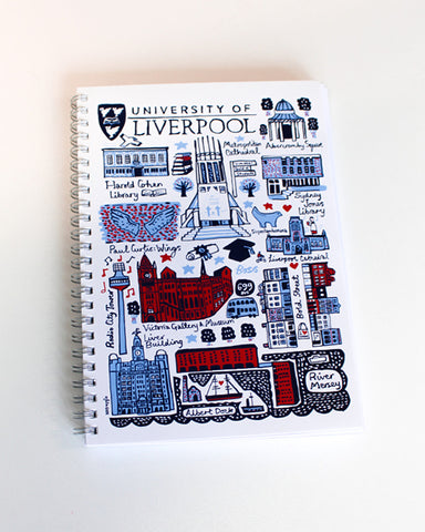 Julia Gash University of Liverpool unruled A5 Notepad