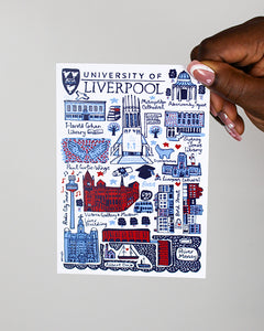 Julia Gash Liverpool landmark, postcard