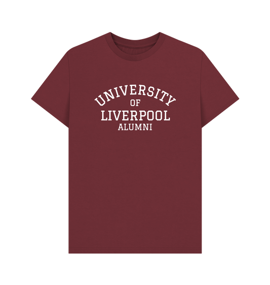 Red Wine Printed T-shirt Front