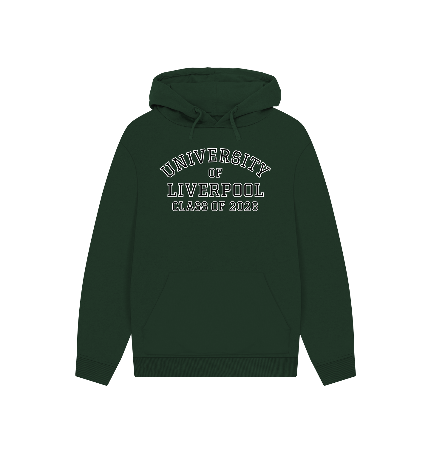 Evergreen Printed Hoody Front
