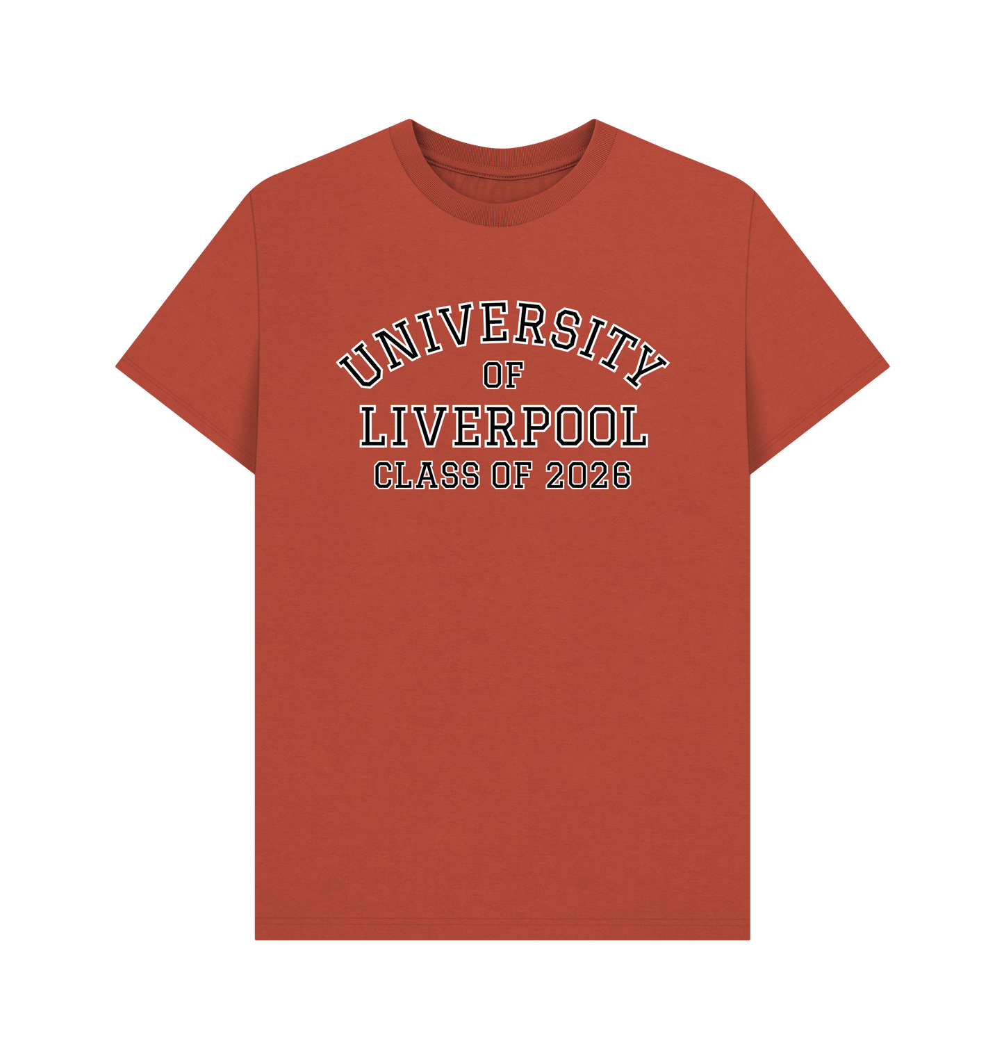 Rust Printed T-shirt Front