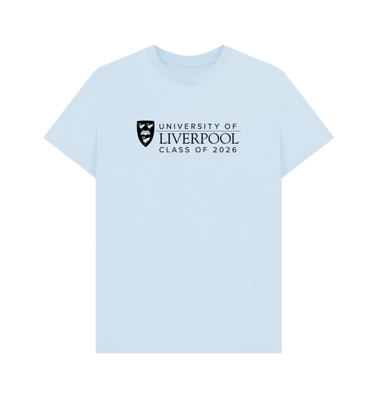 Sky Blue Printed T-shirt Front