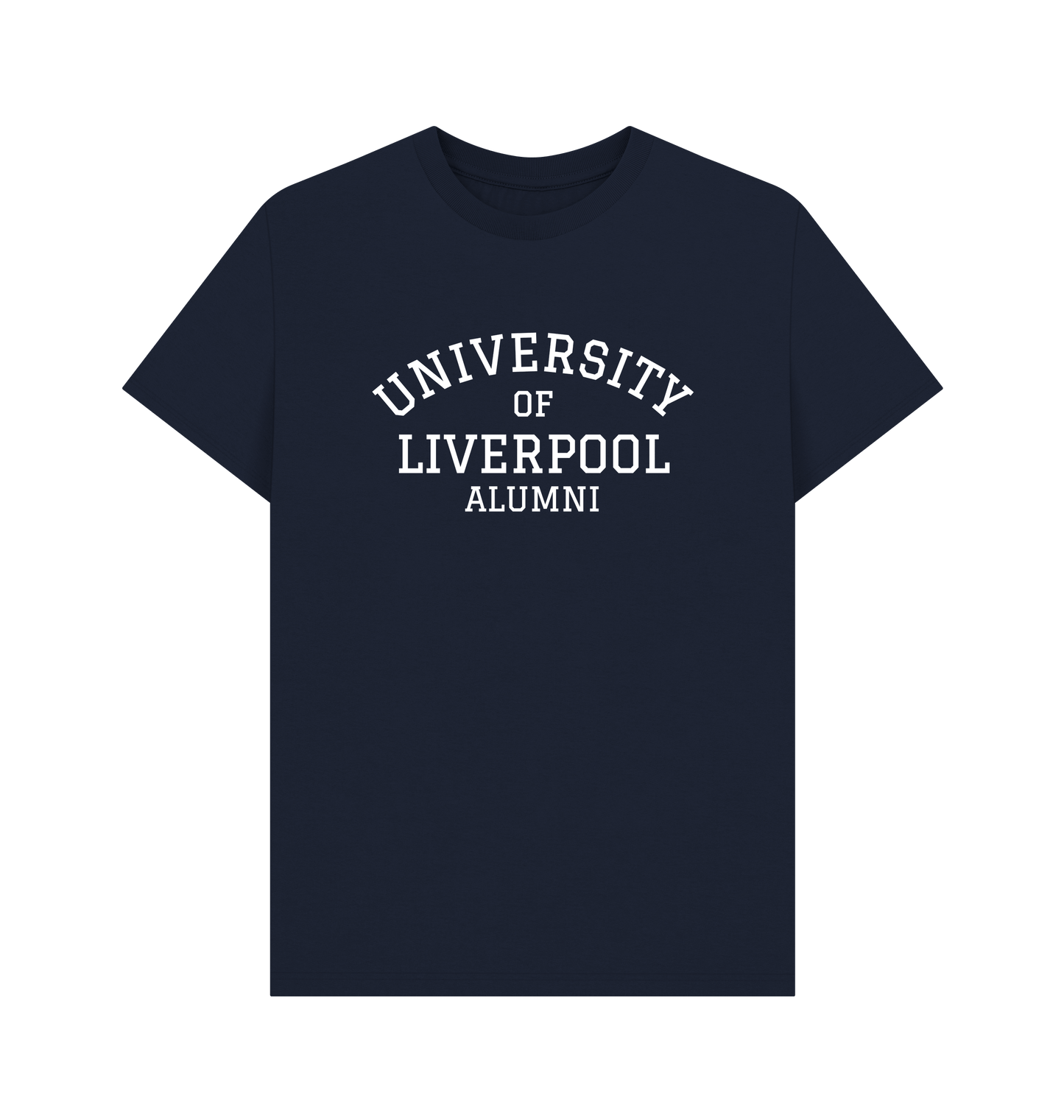 Navy Blue Printed T-shirt Front
