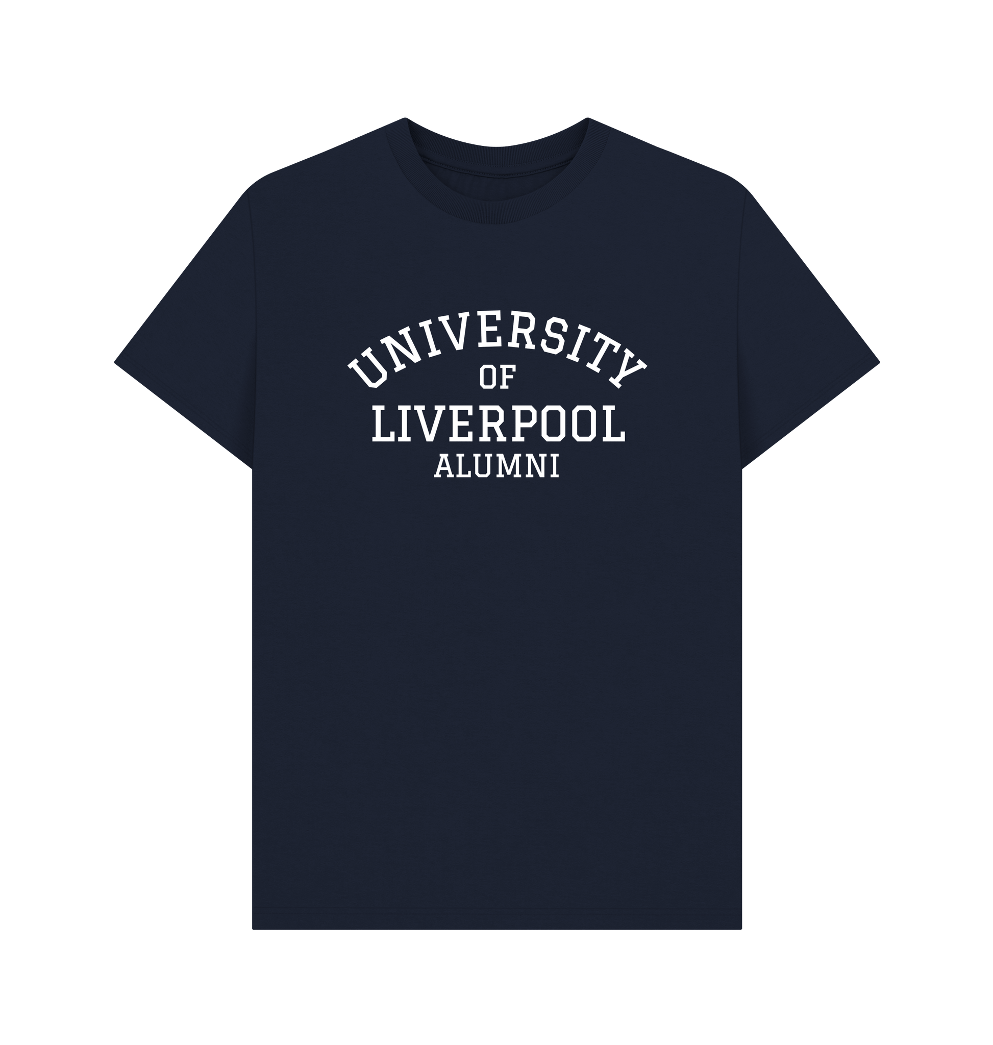 Navy Blue Printed T-shirt Front