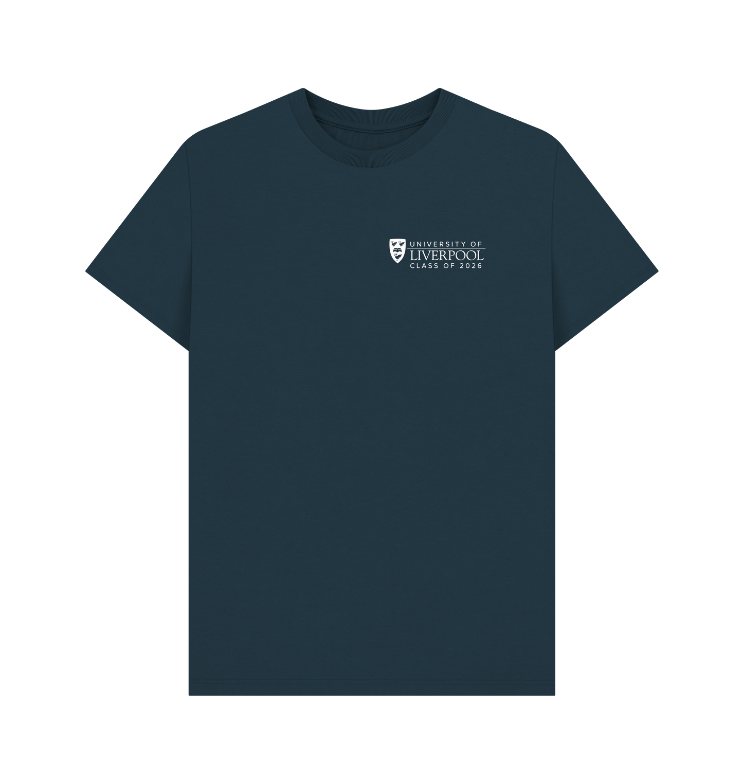 Denim Blue Printed T-shirt Front