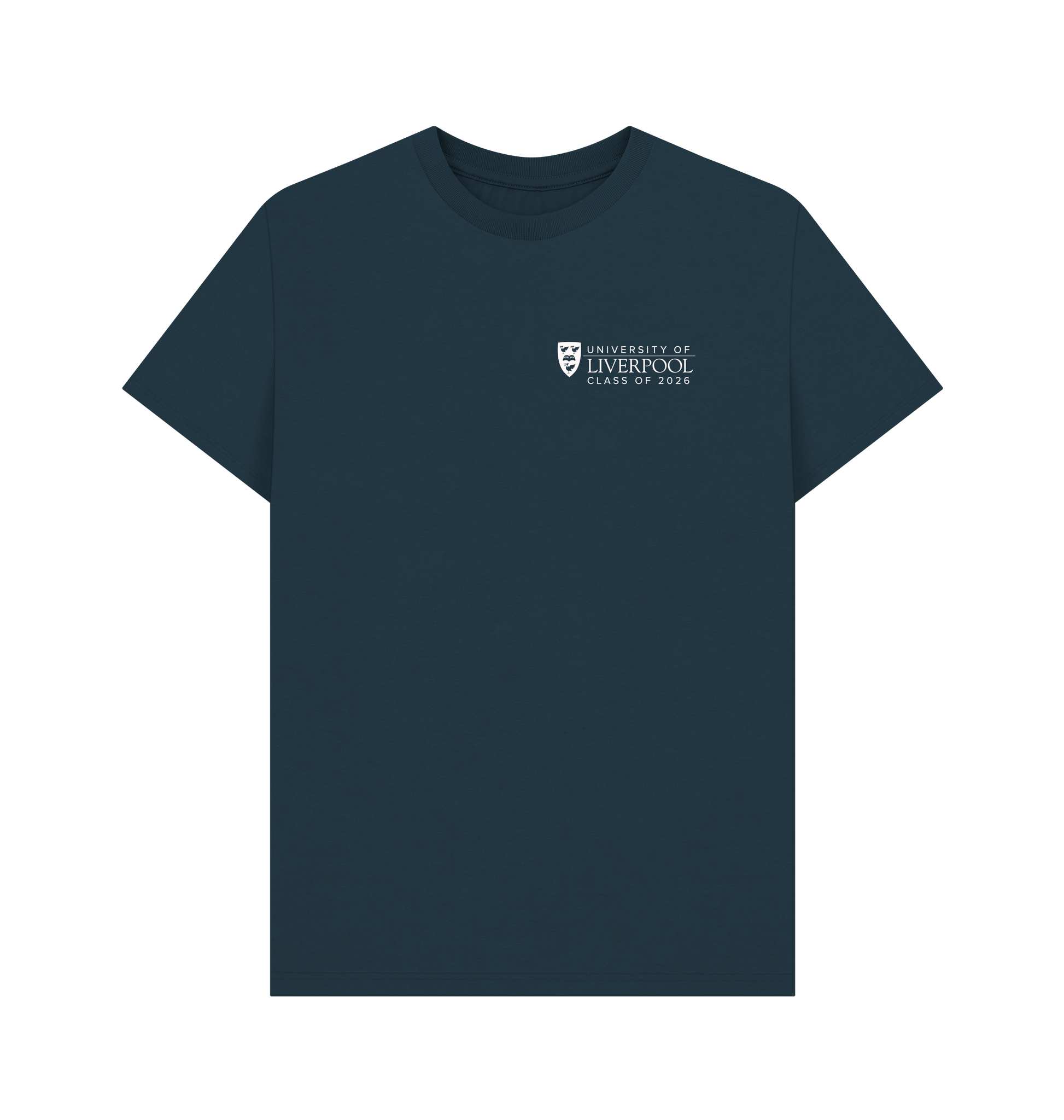 Denim Blue Printed T-shirt Front