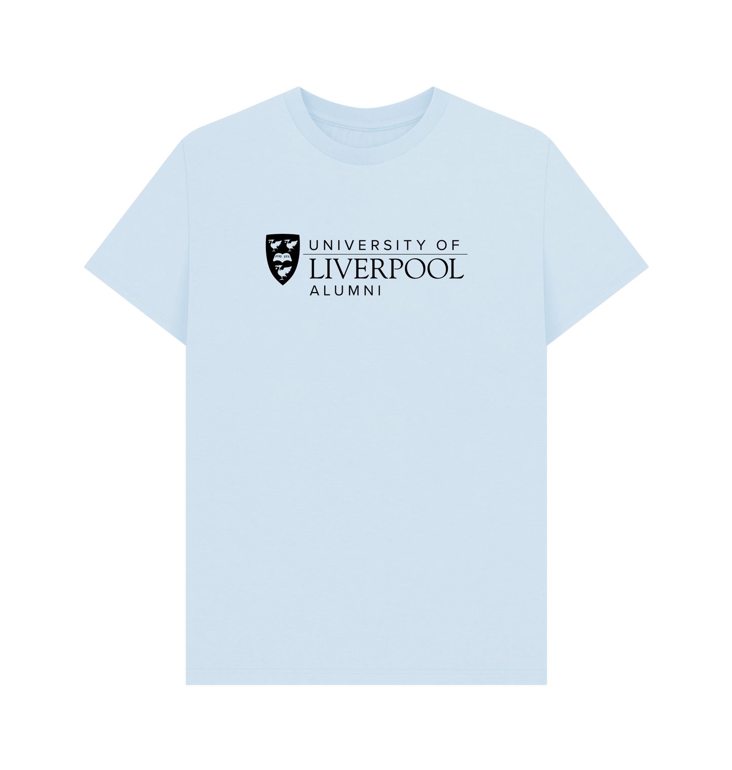 Sky Blue Printed T-shirt Front